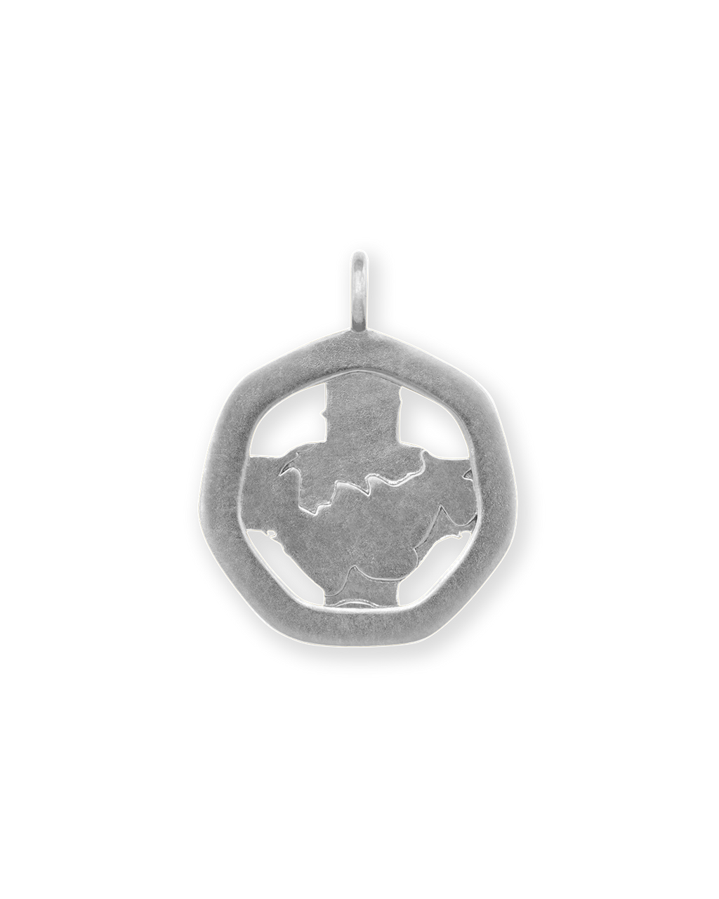 TICKER CHARM STERLING