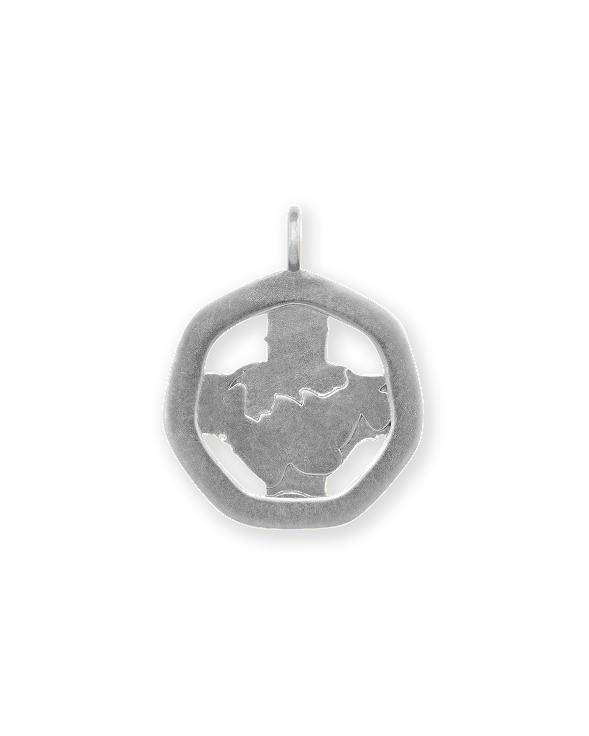 TICKER CHARM STERLING