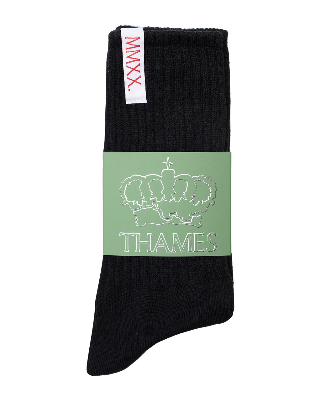 LABEL SOCKS BLACK