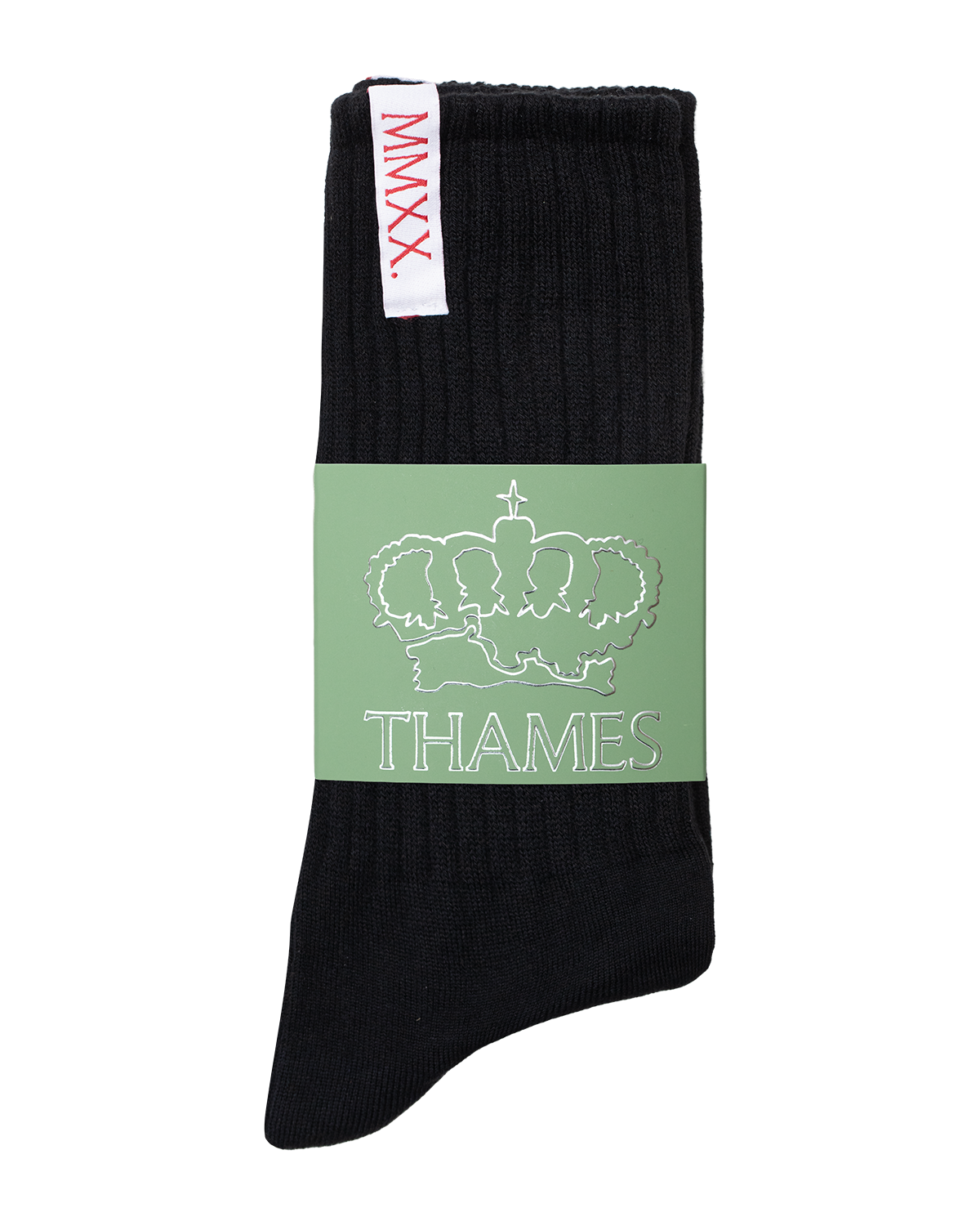 LABEL SOCKS BLACK