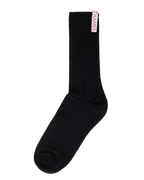 LABEL SOCKS BLACK