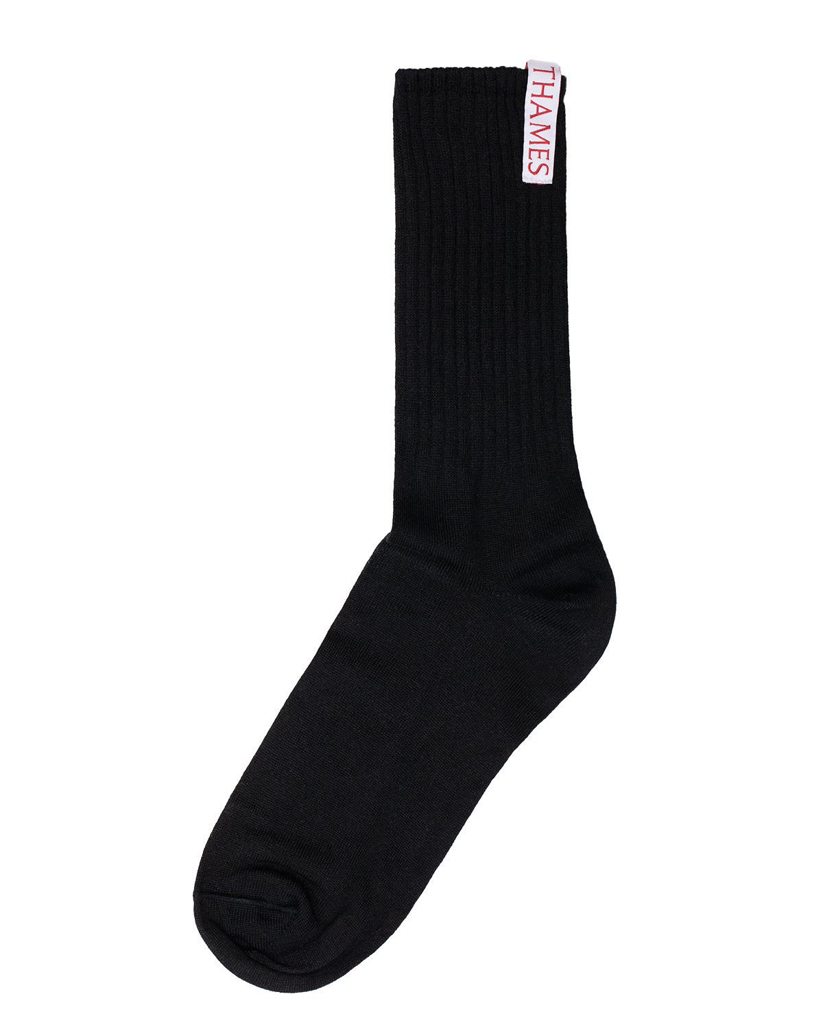 LABEL SOCKS BLACK