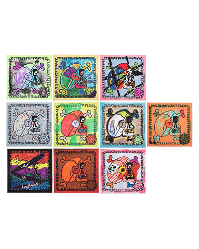  GONZ SCARF SET (SIGNED)