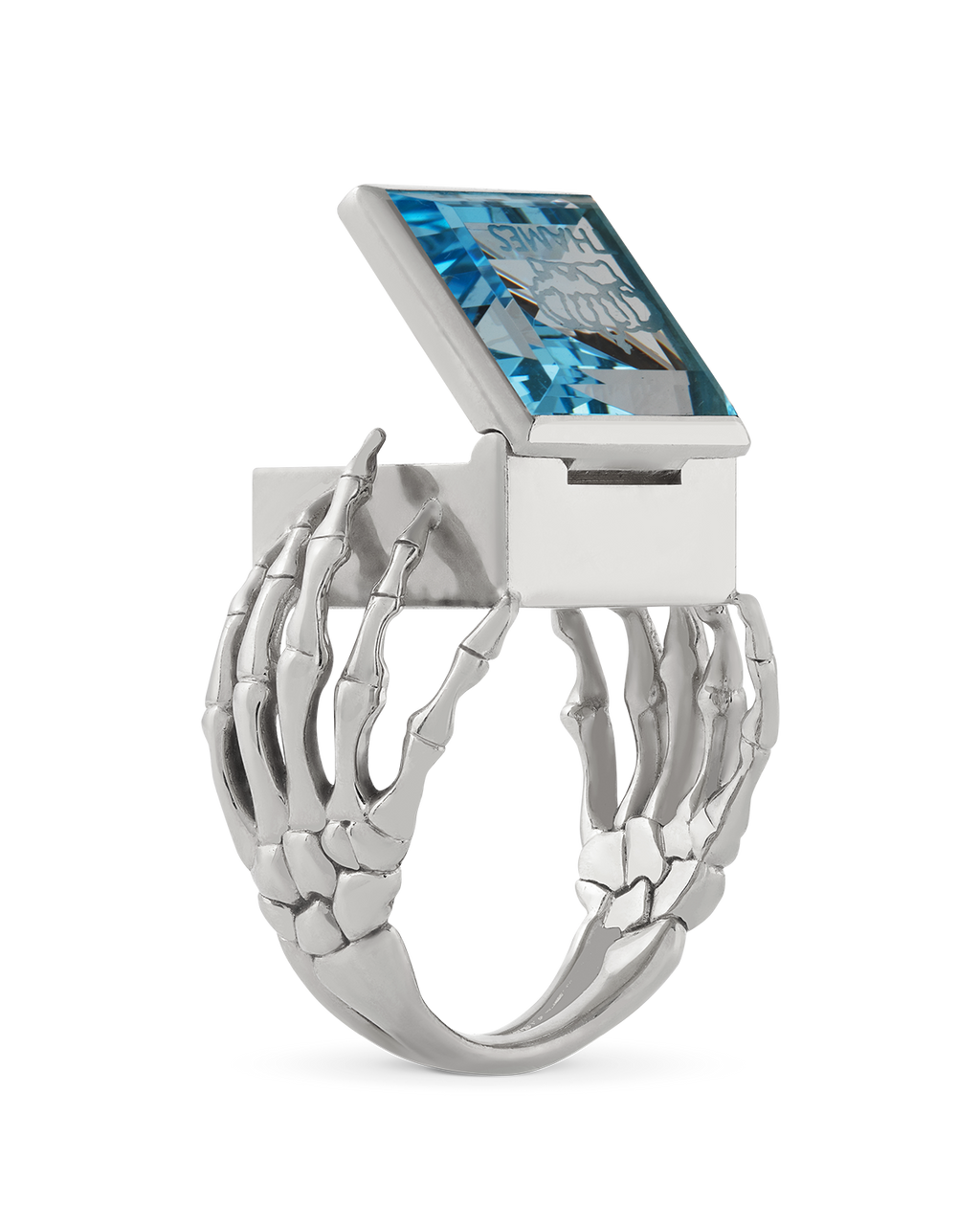 O.G. RING STERLING/TOPAZ