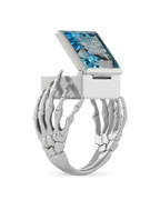 O.G. RING STERLING/TOPAZ