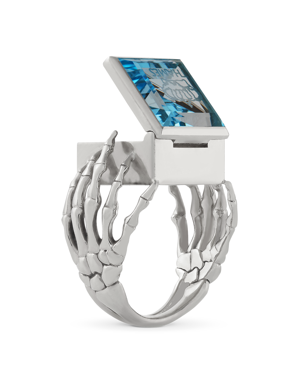 O.G. RING STERLING/TOPAZ