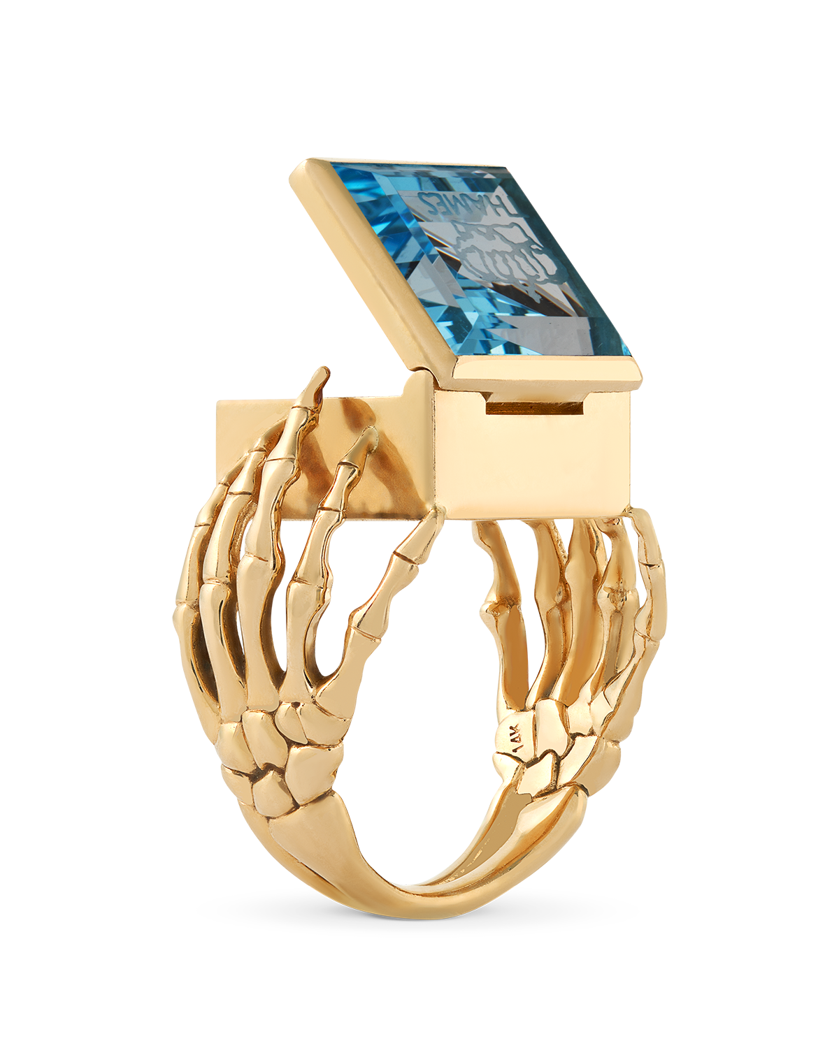 O.G. RING GOLD/TOPAZ