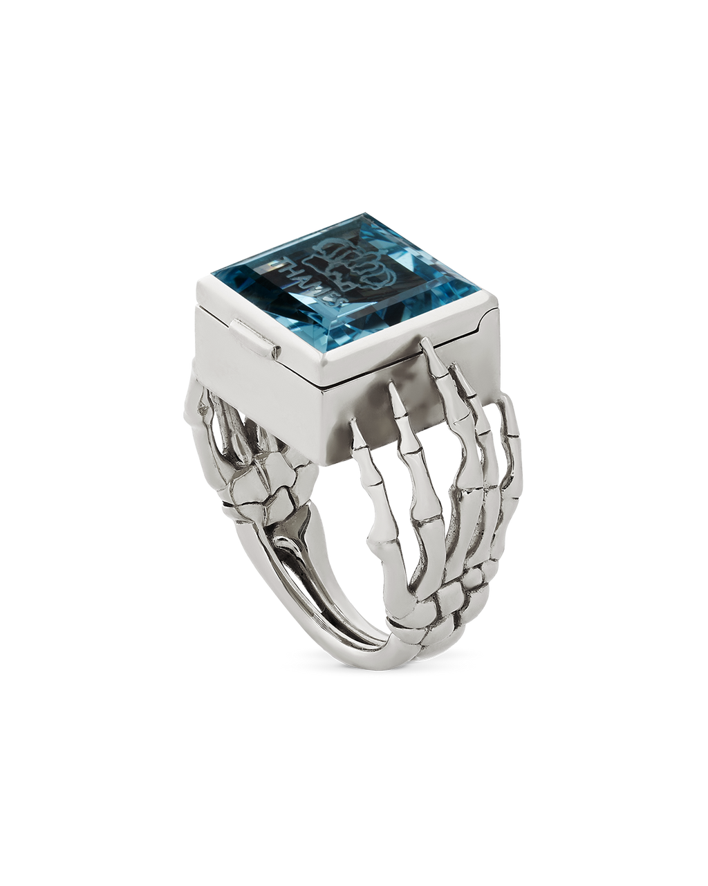 O.G. RING STERLING/TOPAZ