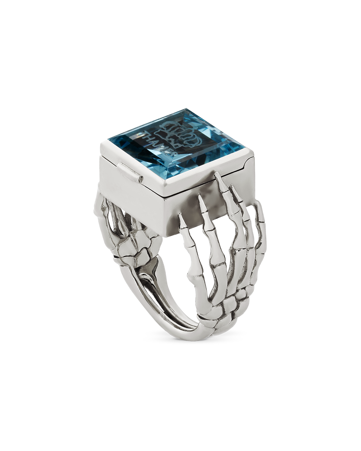 O.G. RING STERLING/TOPAZ