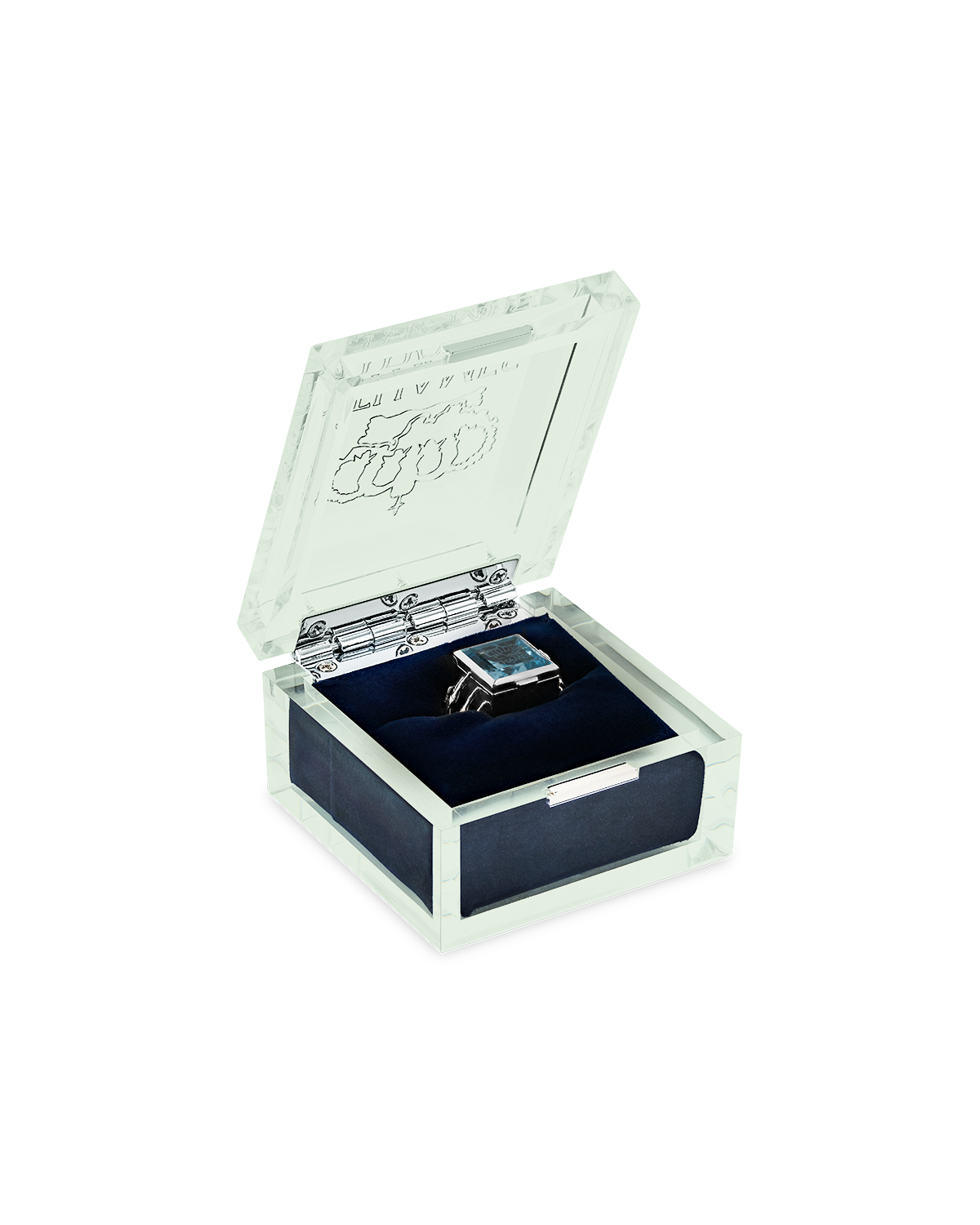 O.G. RING STERLING/TOPAZ