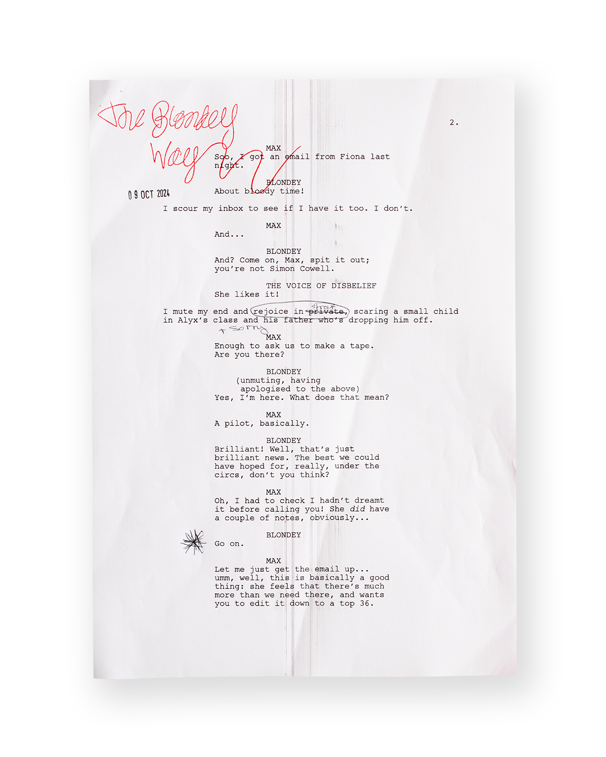 THE BLONDEY WAY — ‘THE COOK, THE OTHER COOK, & THE BROTH.’ (II) — IN-STUDIO SCREENING + Q&A