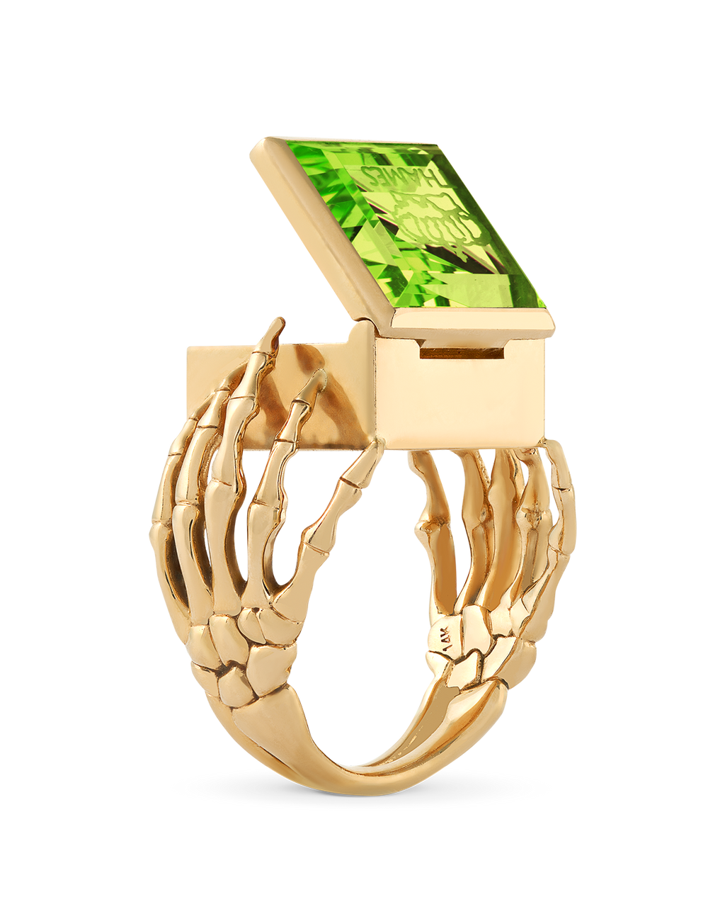 O.G. RING GOLD/PERIDOT