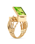 O.G. RING GOLD/PERIDOT