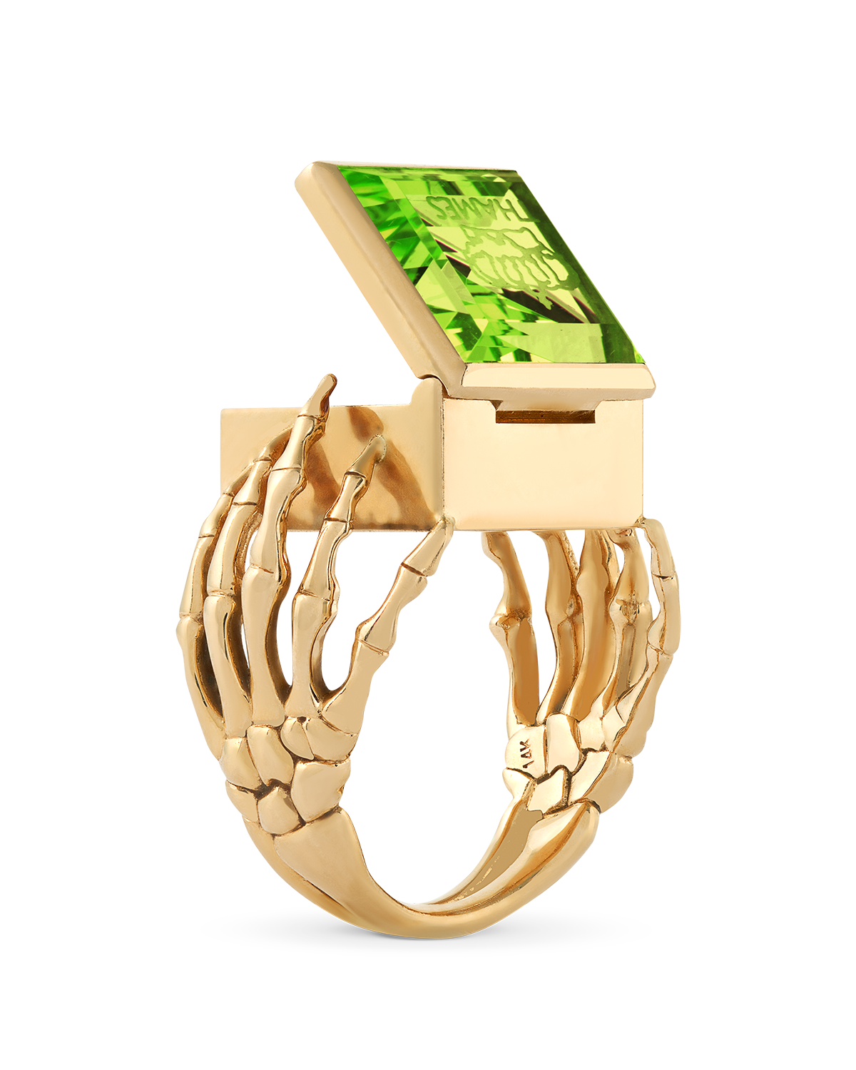 O.G. RING GOLD/PERIDOT