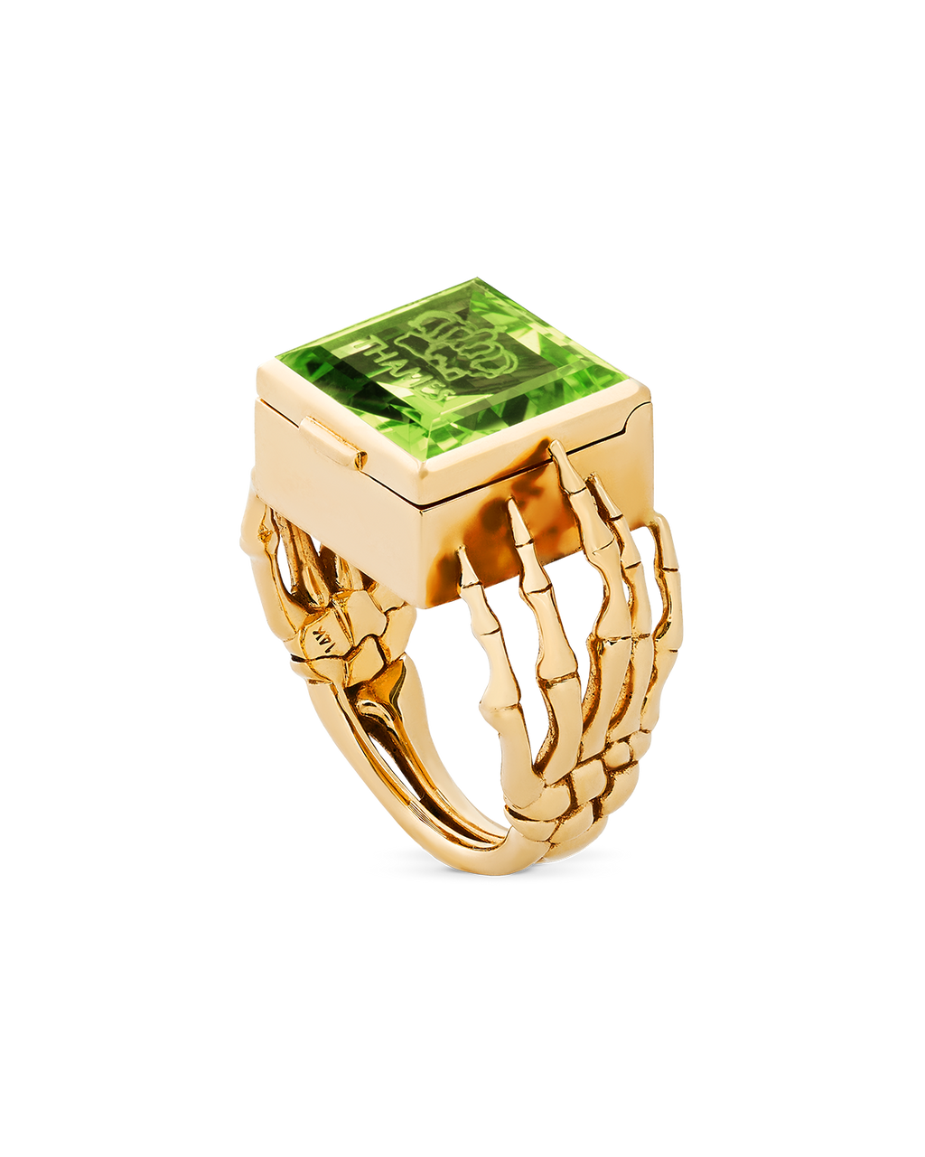 O.G. RING GOLD/PERIDOT
