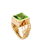 O.G. RING GOLD/PERIDOT