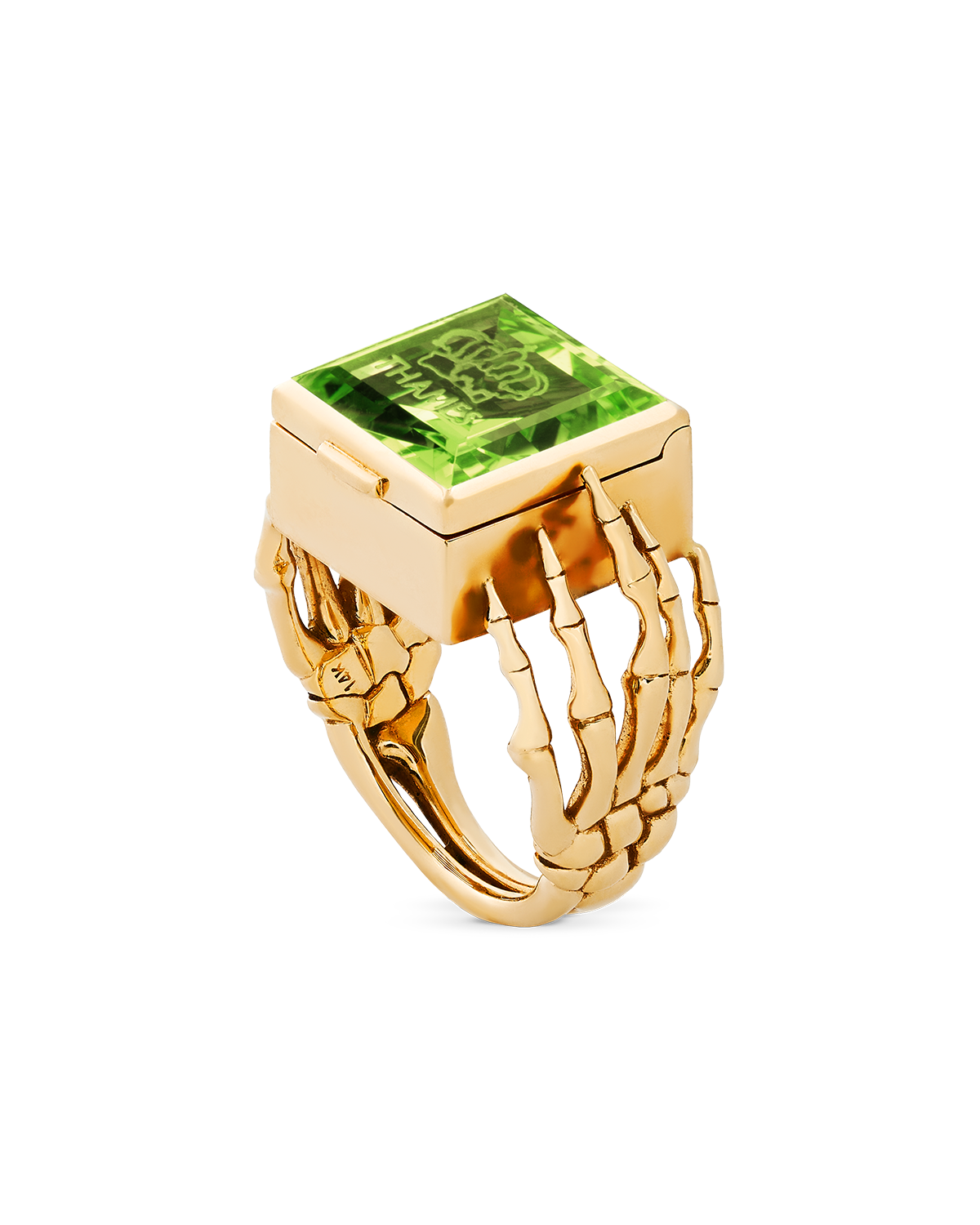 O.G. RING GOLD/PERIDOT