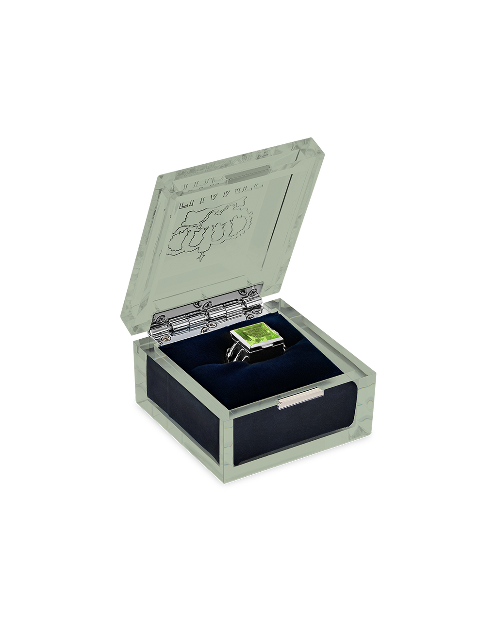 O.G. RING STERLING/PERIDOT