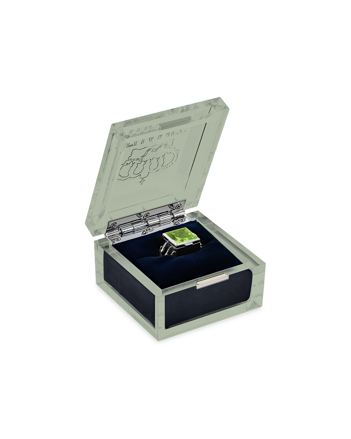 O.G. RING STERLING/PERIDOT
