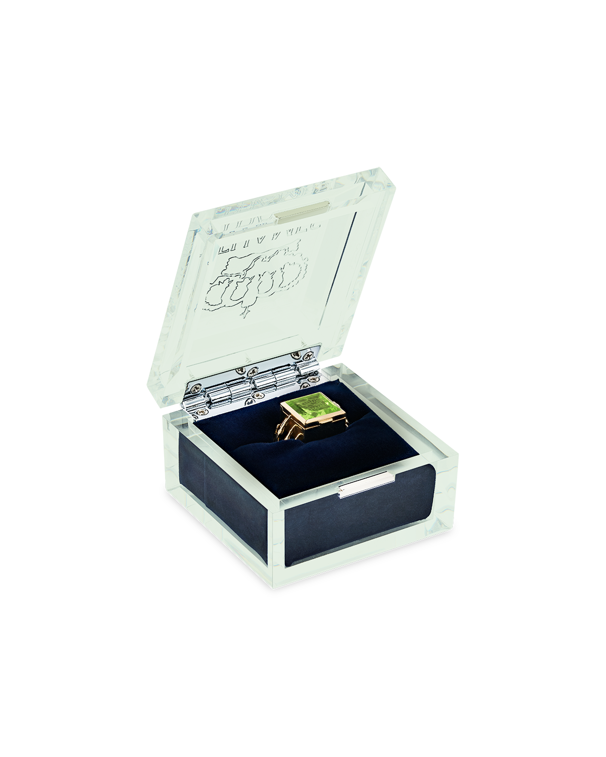 O.G. RING GOLD/PERIDOT