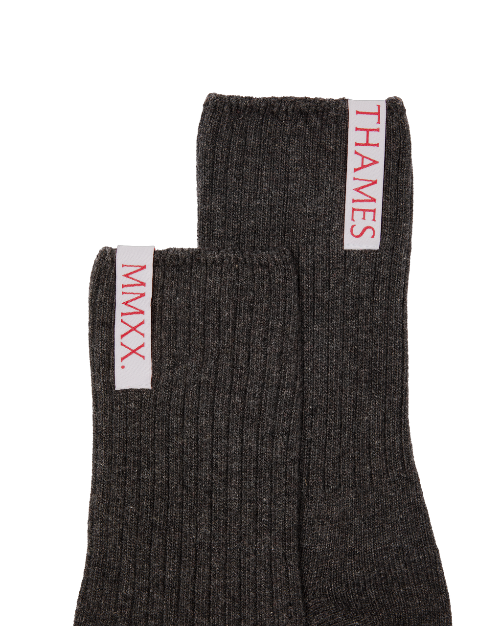 LABEL SOCKS GREY