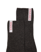 LABEL SOCKS GREY