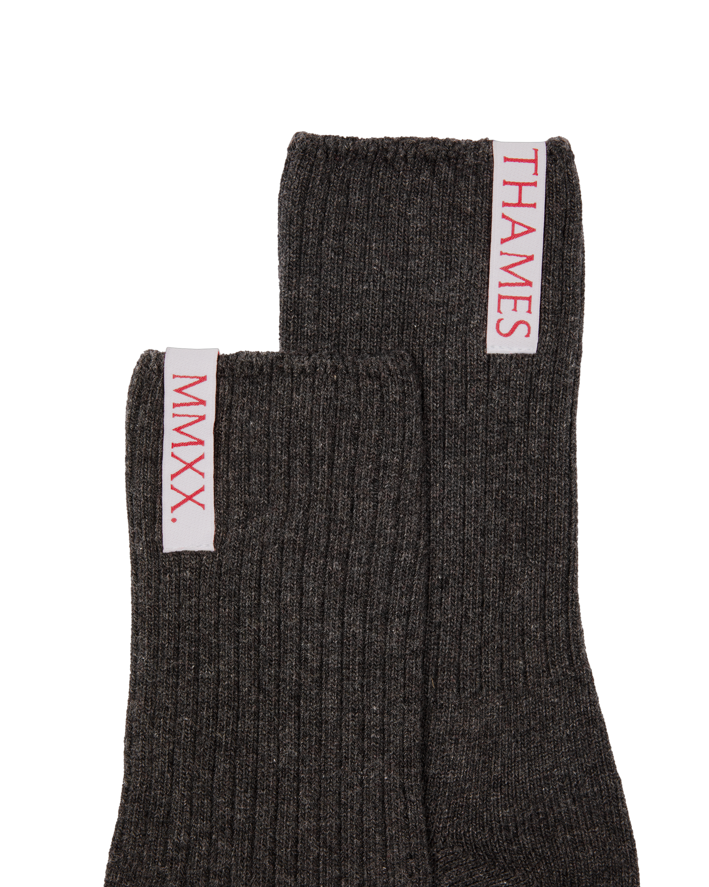 LABEL SOCKS GREY