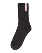 LABEL SOCKS GREY