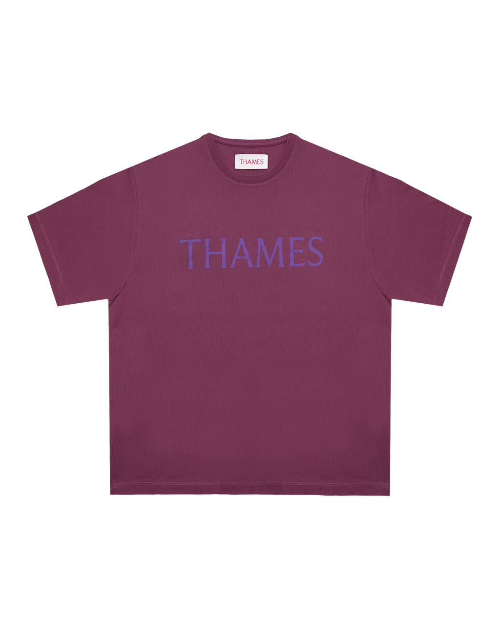 LETTERS TEE CLARET