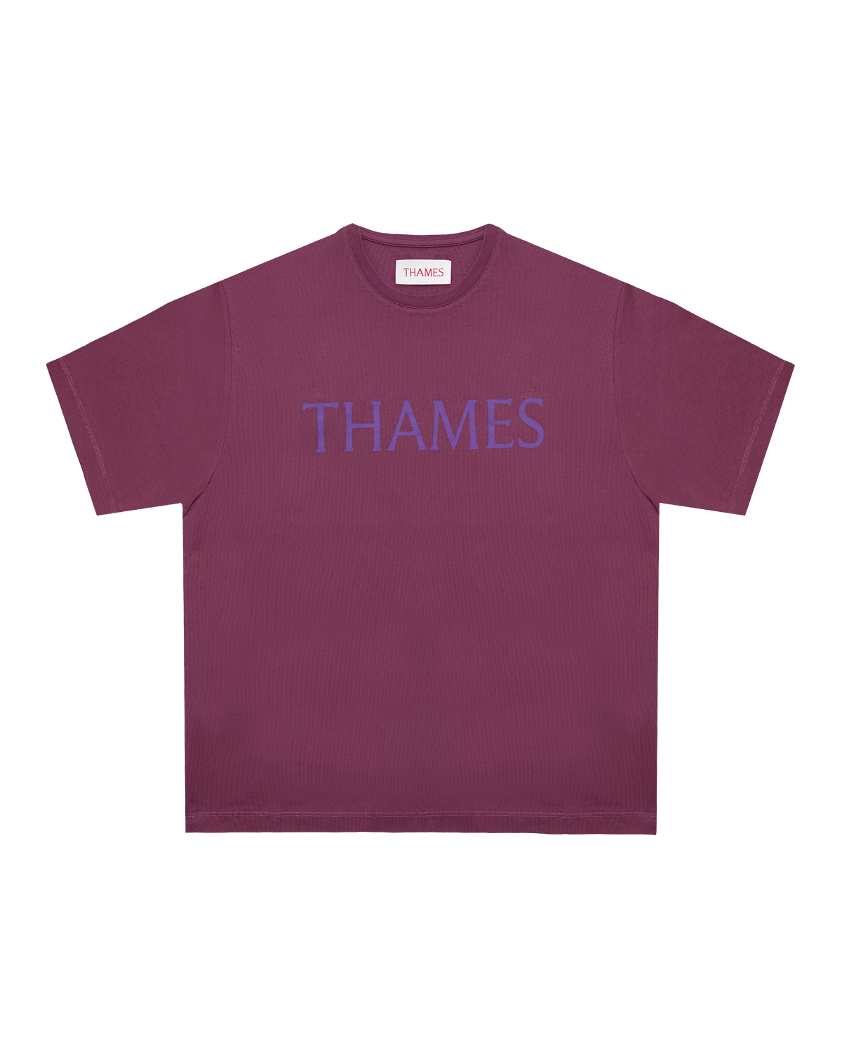 LETTERS TEE CLARET