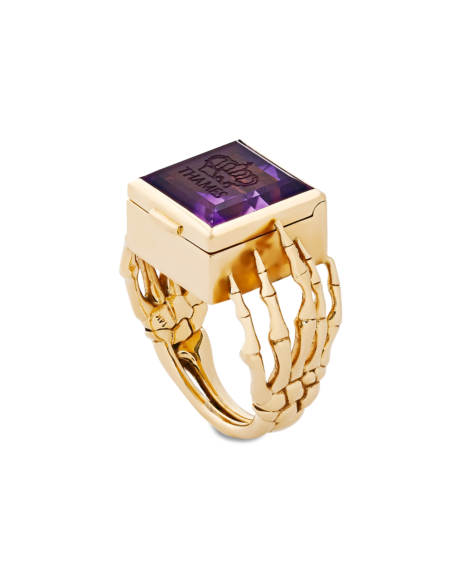 O.G. RING GOLD/AMETHYST