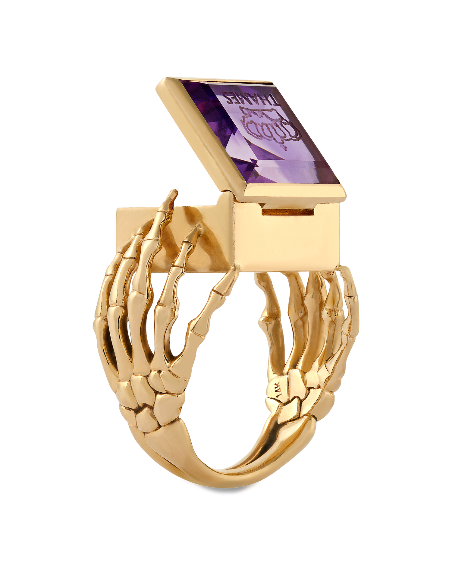 O.G. RING GOLD/AMETHYST