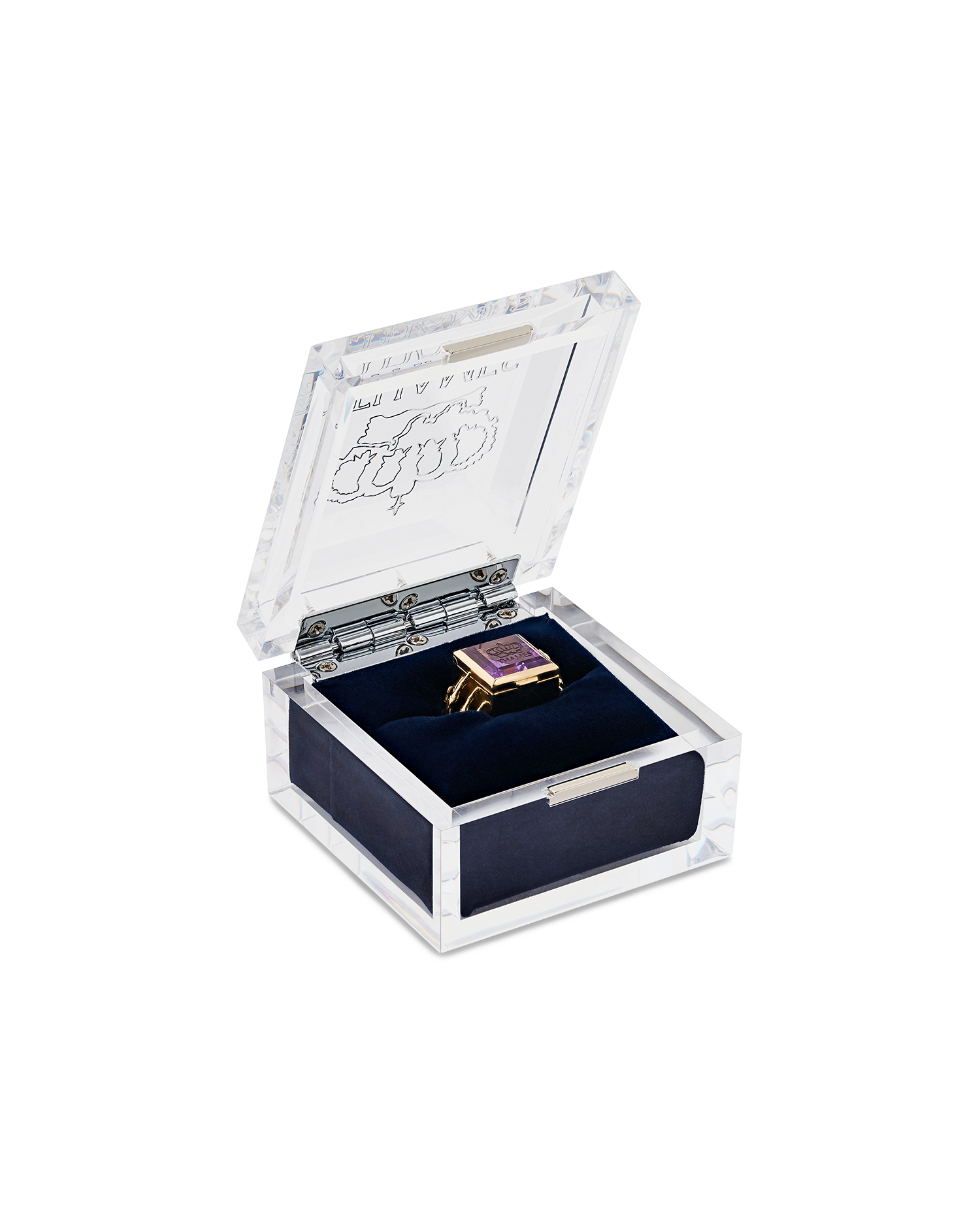 O.G. RING GOLD/AMETHYST