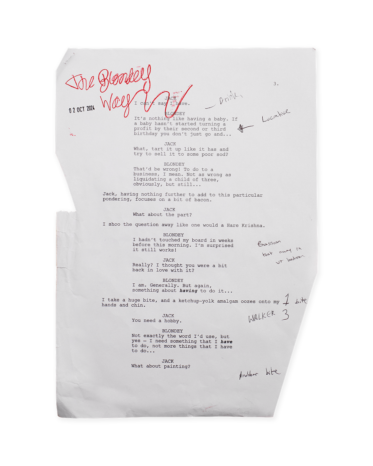 THE BLONDEY WAY — 'HELL IS OTHER PARENTS' (I) — IN-STUDIO SCREENING + Q&A