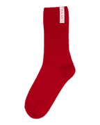 LABEL SOCKS RED
