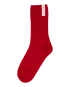 LABEL SOCKS RED