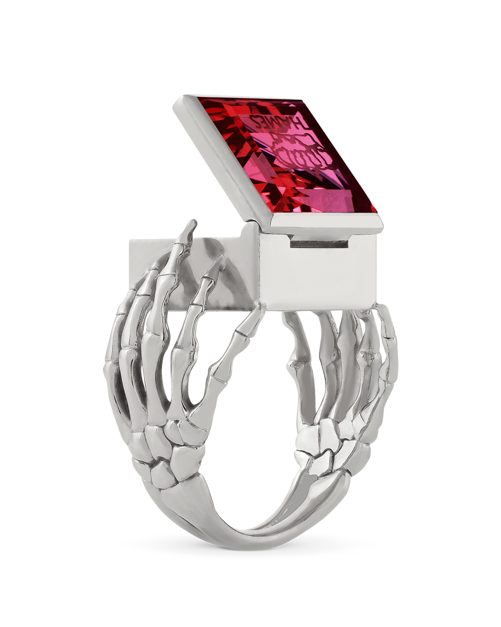 O.G. RING STERLING/GARNET