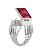 O.G. RING STERLING/GARNET