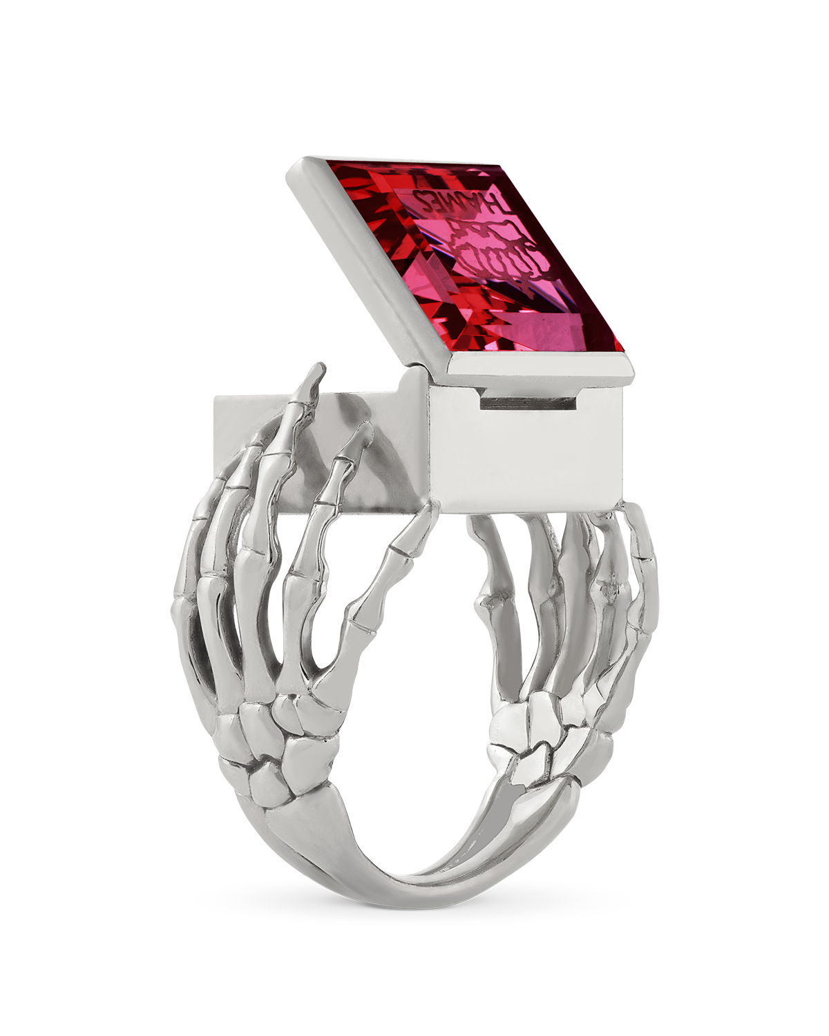 O.G. RING STERLING/GARNET