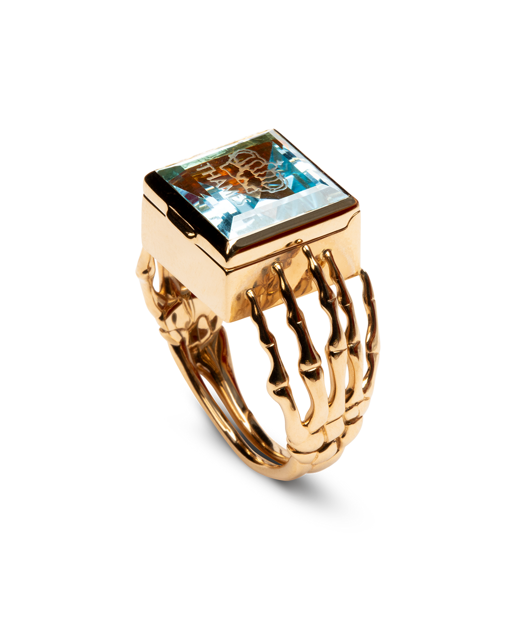 O.G. RING GOLD/TOPAZ