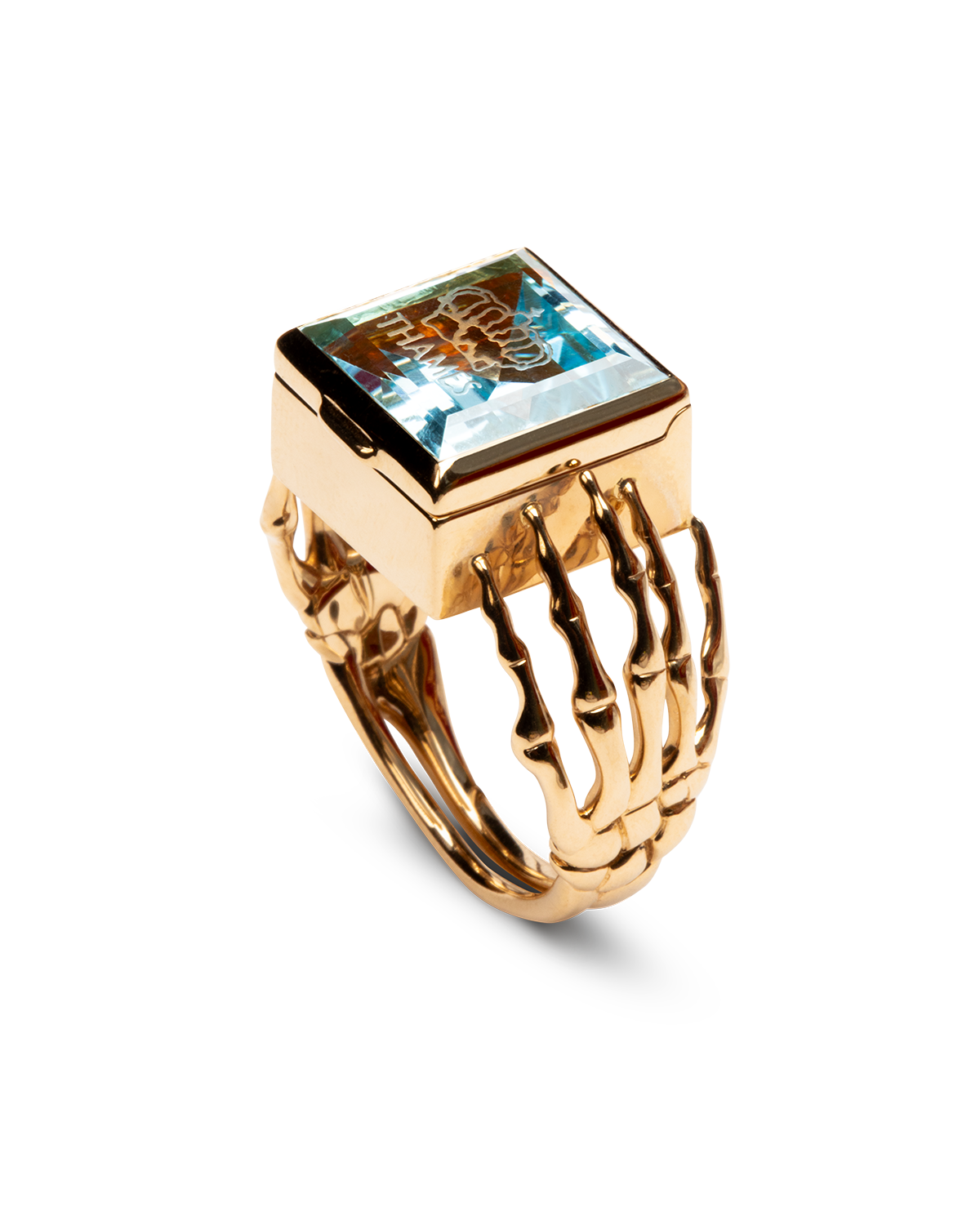 O.G. RING GOLD/TOPAZ