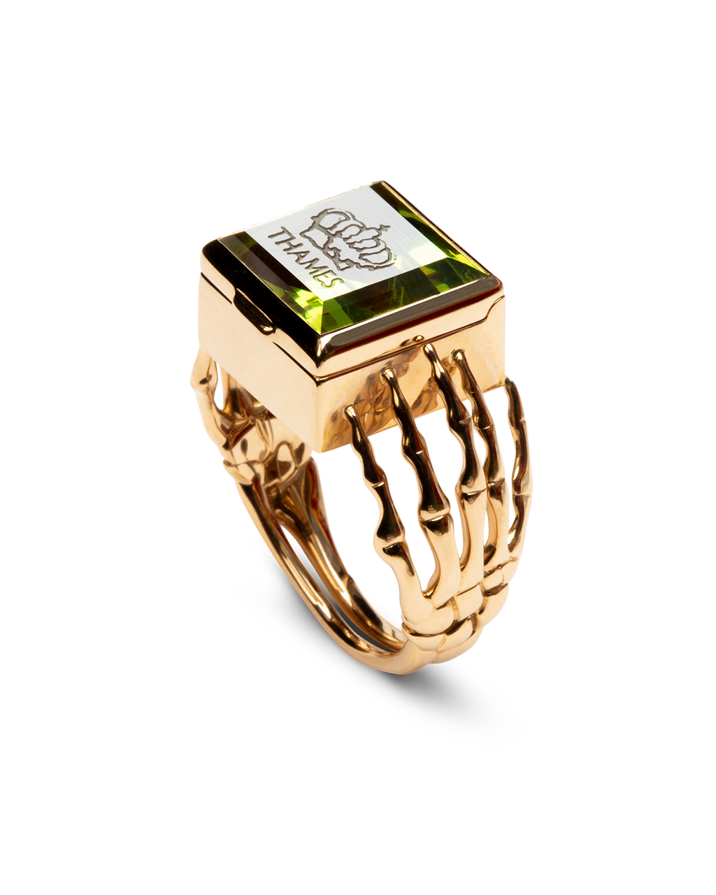 O.G. RING GOLD/PERIDOT