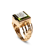 O.G. RING GOLD/PERIDOT