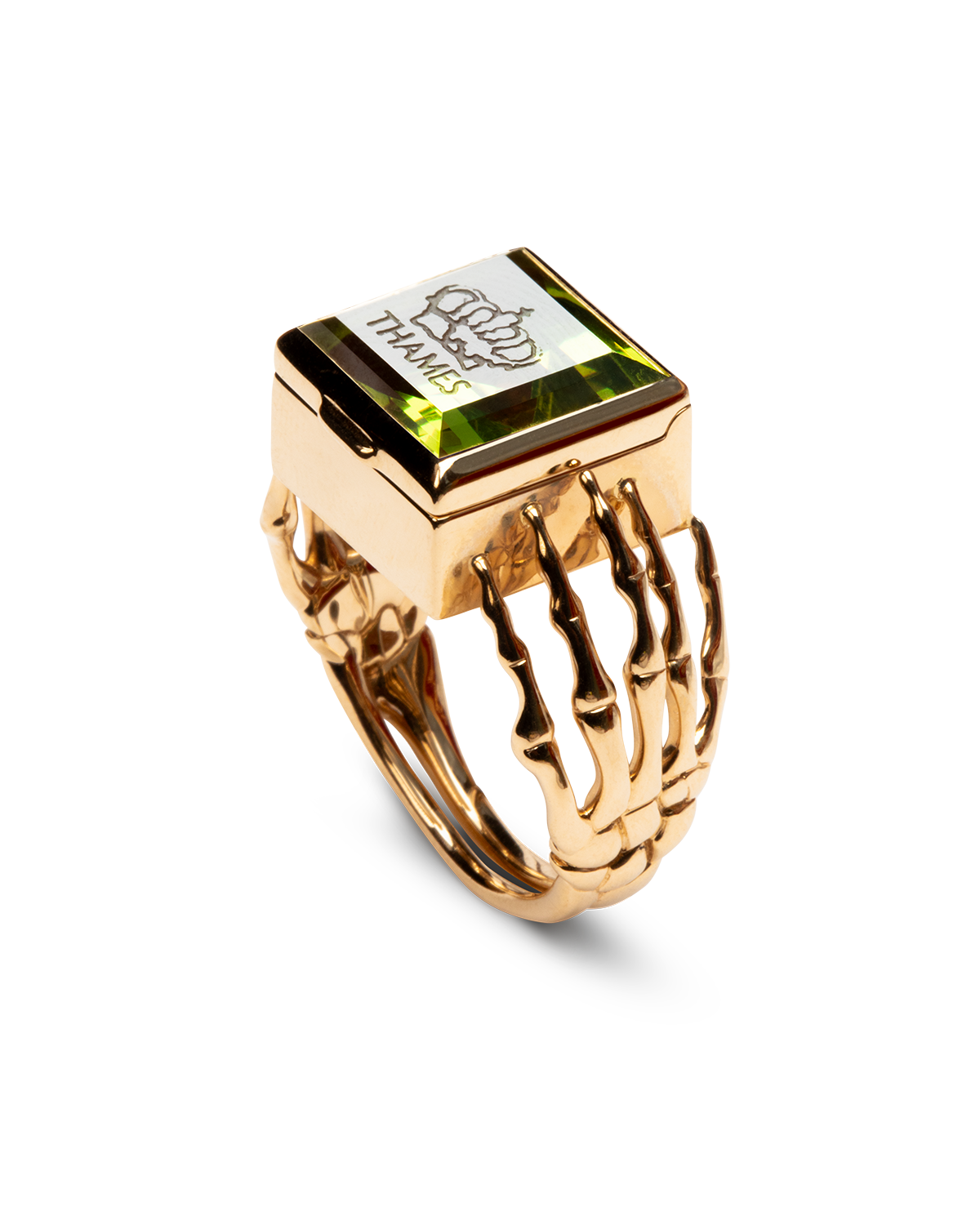 O.G. RING GOLD/PERIDOT