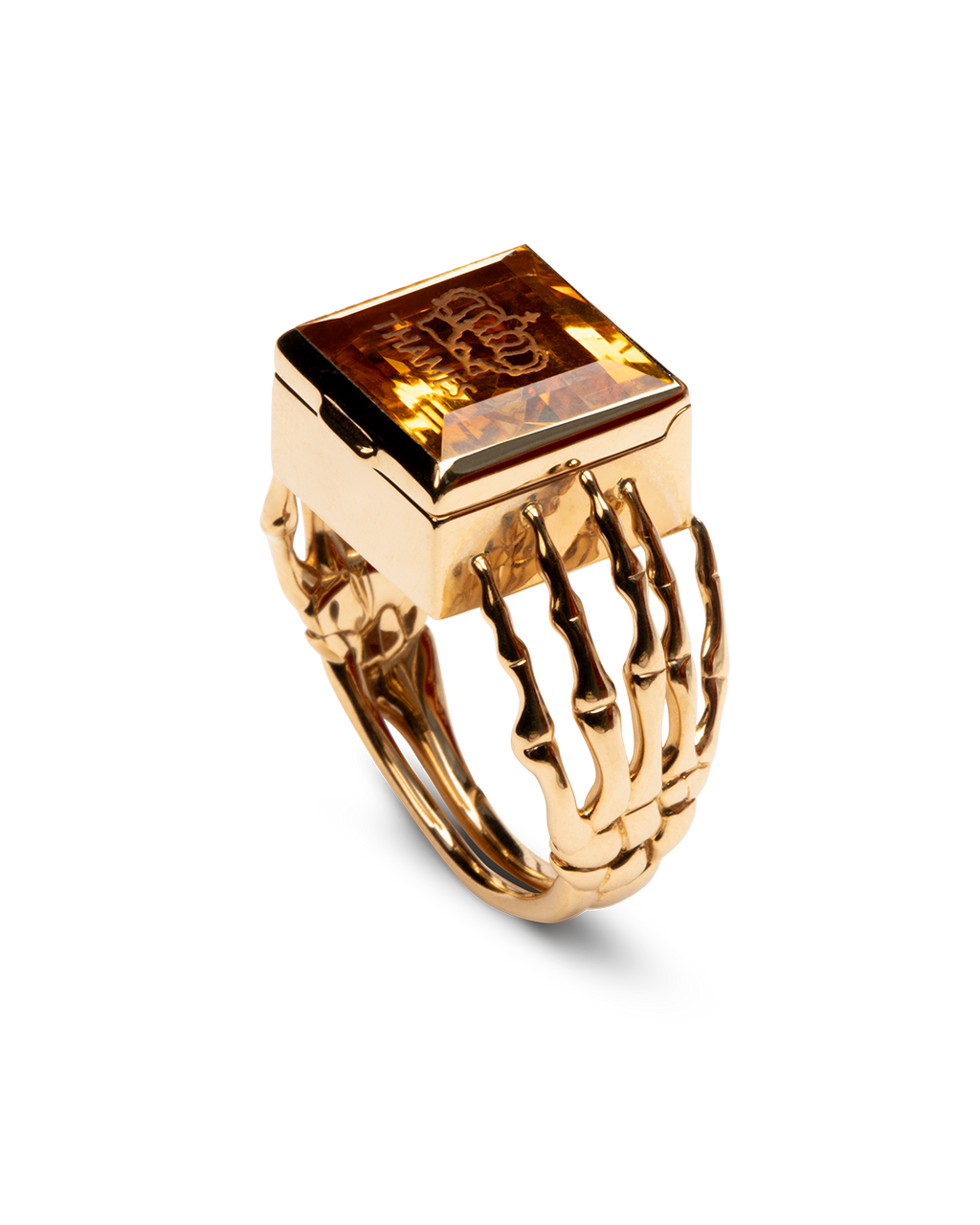 O.G. RING GOLD/CITRINE