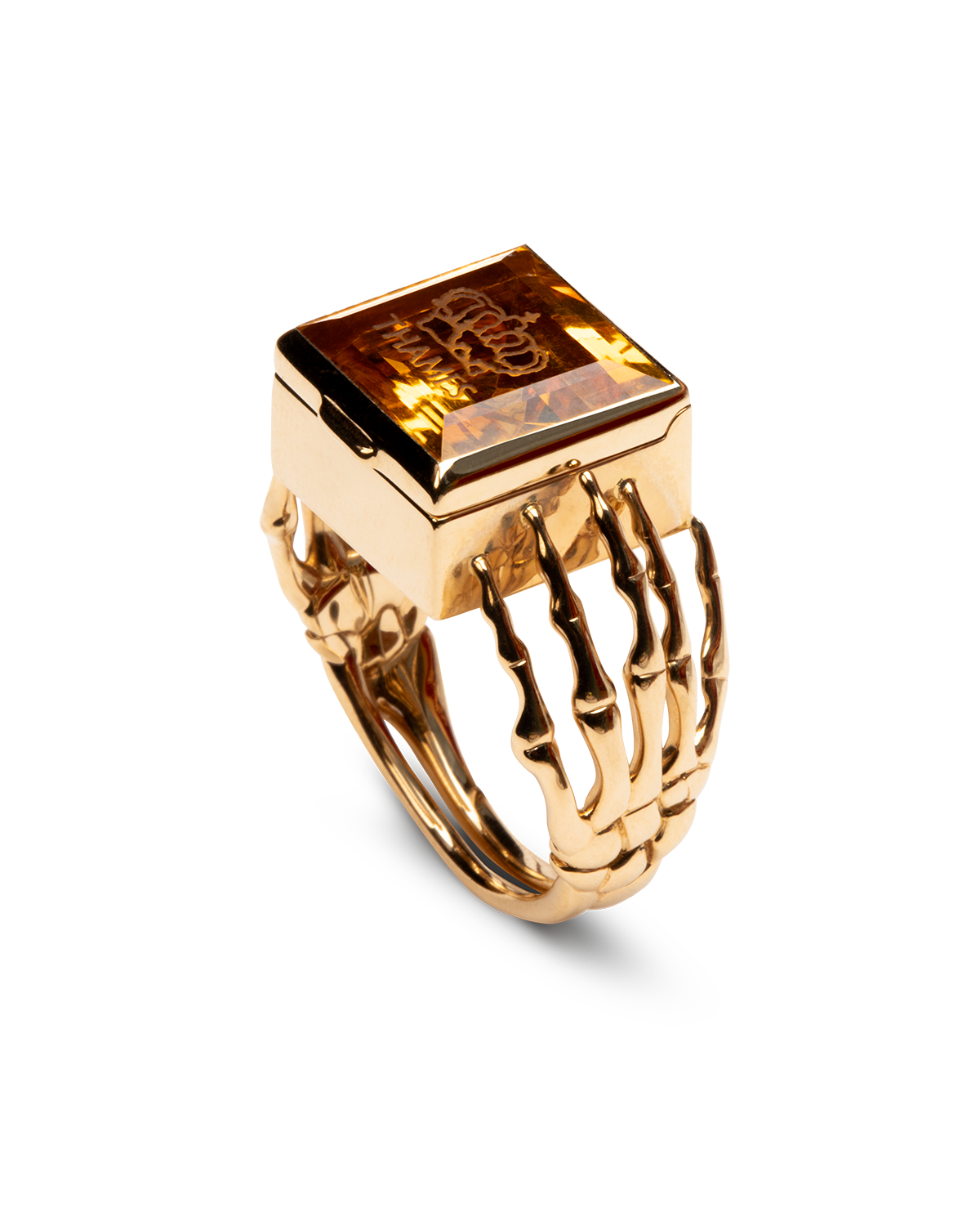 O.G. RING GOLD/CITRINE