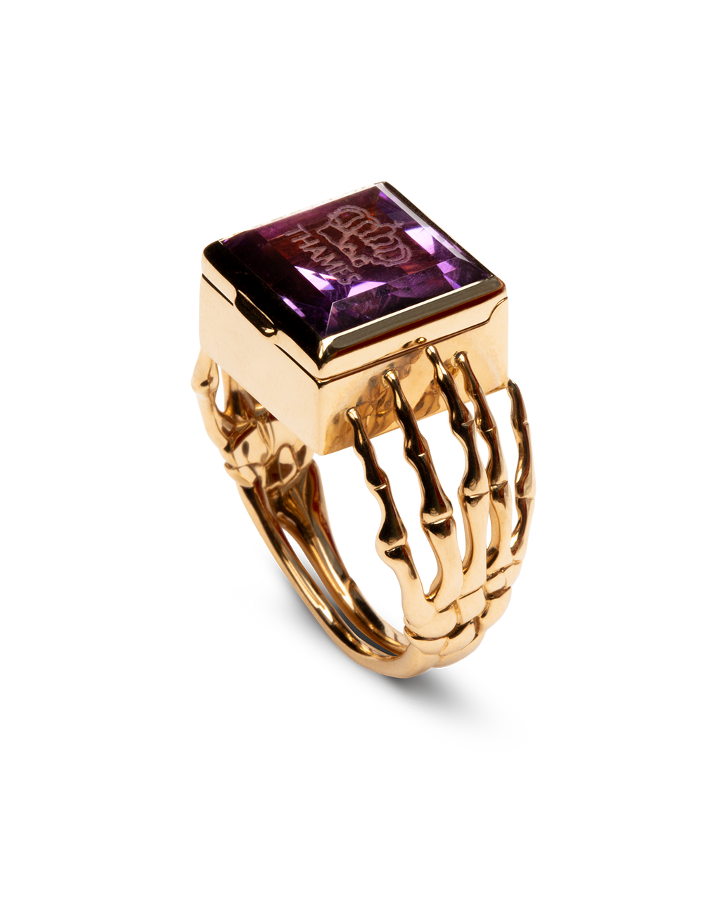 O.G. RING GOLD/AMETHYST