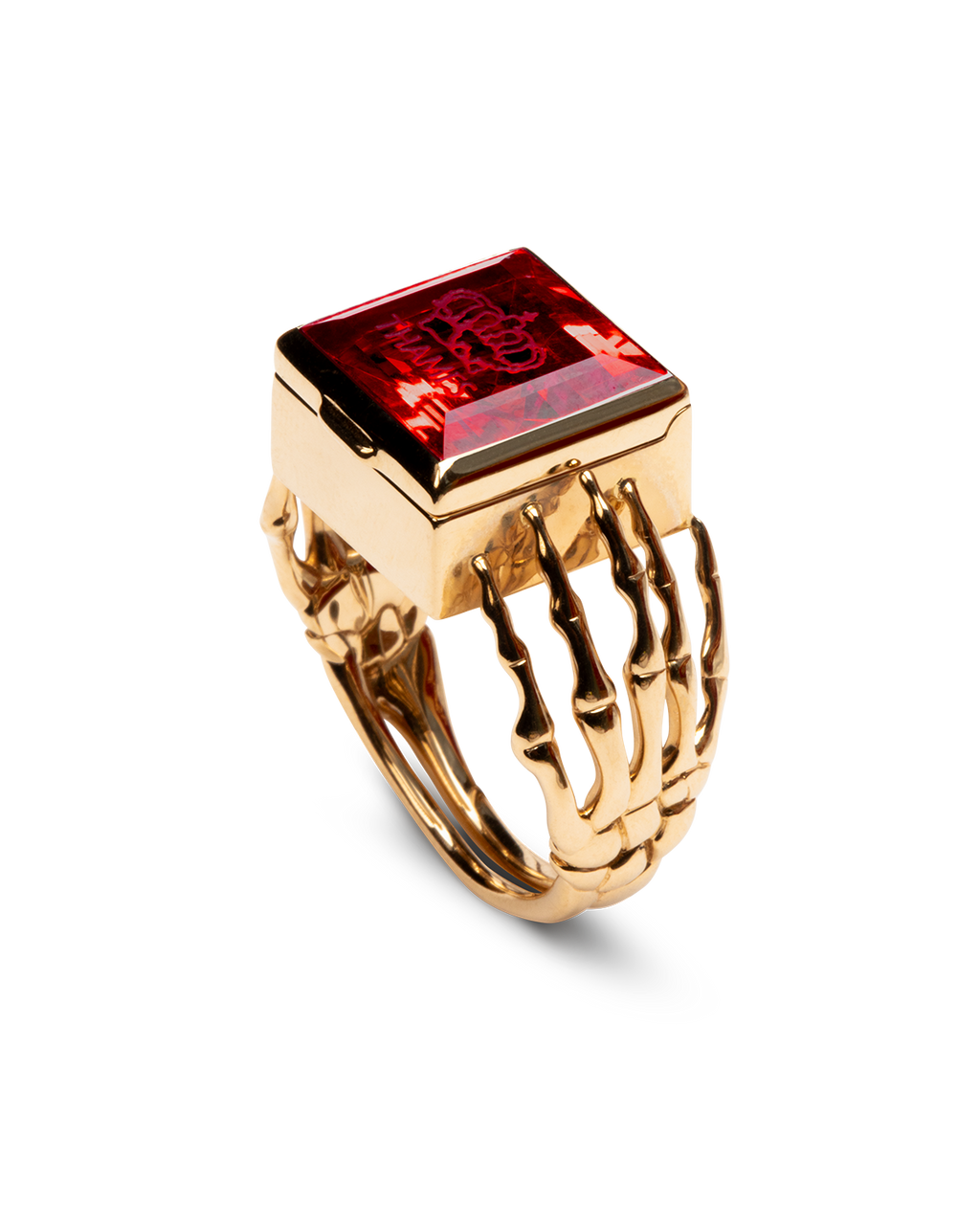 O.G. RING GOLD/GARNET