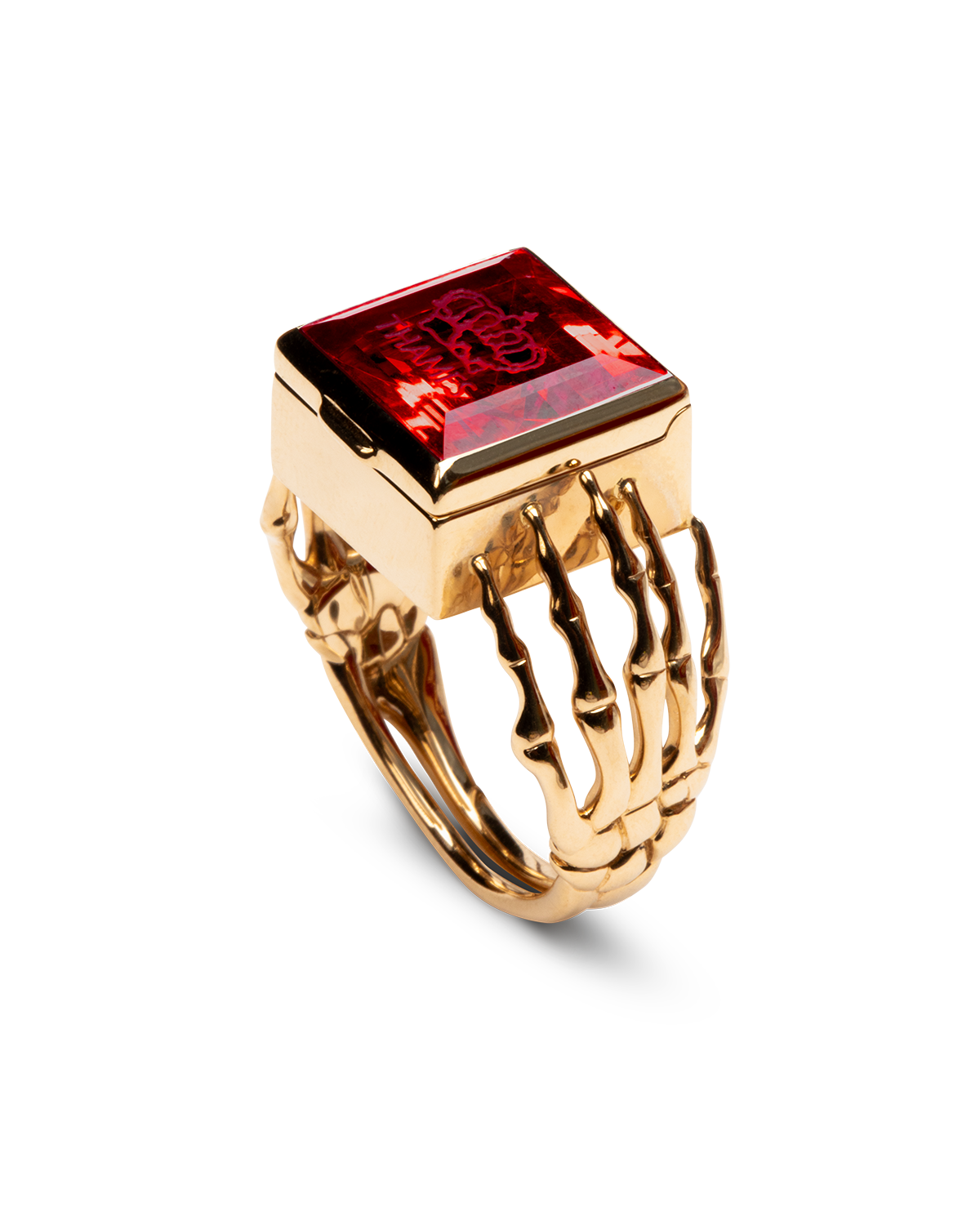 O.G. RING GOLD/GARNET