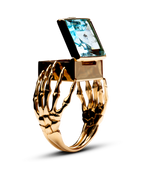 O.G. RING GOLD/TOPAZ